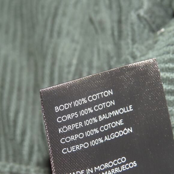 Free People Green London Calling Slouchy Cord Pants - Picture 13 of 14